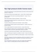 Nyc high pressure boiler license exam questions and answers