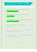 Relias Quiz&comma; Questions & Answers ~ BCBA  Test Prep Exam Latest Update 2024&sol;2025