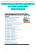 Test Bank for Clayton's Basic Pharmacology for Nurses 19th Edition By Bruce Clayton&comma; Michelle Willihnganz&comma; Samuel Gurevitz Chapter 1-48 Complete Guide A&plus;