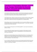 Frandsen & Pennington Abrams' Clinical Drug Therapy Rationales for Nursing Practice&comma; Eleventh