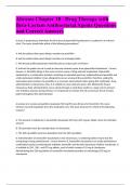 Abrams Chapter 18 - Drug Therapy with Beta-Lactam Antibacterial Agents Questions  and  Answers