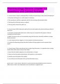 Pharmacology Abrams chapter 1-3 Questions and Correct Answers