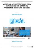 MATERNAL ATI RN PROCTORED EXAM  WITH NGN &sol;RN ATI MATERNAL PROCTORED EXAM WITH NGN 2023