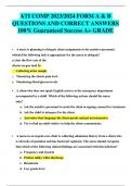 ATI COMP 2023&sol;2024 FORM A & B QUESTIONS AND CORRECT ANSWERS 100&percnt; Guaranteed Success A&plus; GRADE