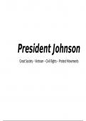 The Presidency of Lyndon Johnson - FULL REVISION
