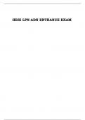 HESI LPN-ADN ENTRANCE EXAM
