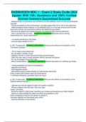 RASMUSSEN MDC 1 - Exam 2 Study Guide 2024 Update With 120&plus; Questions and 100&percnt; Verified Correct Answers Guaranteed Success