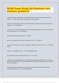 BCNS Super Study Set Questions and  answers&comma; graded A&plus;&sol; LATEST EXAM PREDICTIONS UPDATES&comma; APPROVED&period; 