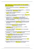 MSSC Maintenance awareness practice test exam questions with correct answers&period;