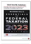 TEST BANK Solutions- McGraw-Hill's Essentials of Federal Taxation 2023 Edition 14th Edition by Brian Spilker (Author), Benjamin Ayers, John Barrick, Troy Lewis(2023)/ISBN-13 978-1265629441/COMPLETE GUIDE
