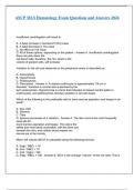 ASCP MLS Hematology Exam Questions and Answers 2024.