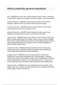 Illinois pesticide general standards