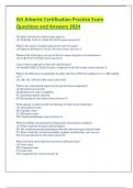 ISA Arborist Certification Practice Exam Questions and Answers 2024&period;