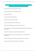 HY 103 Final exam &lpar;hooks&rpar;- University of Alabama &vert; 100&percnt; Correct &vert; Verified &vert; 2024 Version