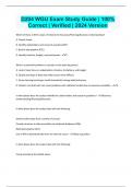 D204 WGU Exam Study Guide | 100% Correct | Verified | 2024 Version
