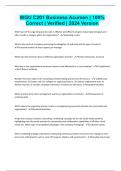 WGU C201 Bundled Exams with Complete Solution &vert; Verified Answers &vert; 2024