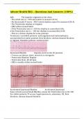 Advent Health EKG – Questions And Answers (100%)