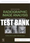 Test Bank For Radiographic Image Analysis 6th Edition All Chapters - 9780323934305