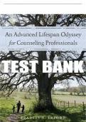 Test Bank For An Advanced Lifespan Odyssey for Counseling Professionals - 1st - 2017 All Chapters - 9781285083582