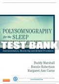 Test Bank For Polysomnography For Sleep Technologists, 1st - 2014 All Chapters - 9780323100199