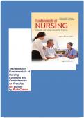 Fundamentals of Nursing Concepts and Competencies for Practice, 9th Edition by Ruth Craven, Question And Answers, Test Bank