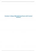 Excelsior College NUR 209 Final Exam with Correct Answers