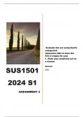 SUS1501 ASSIGNMENT 2 SEMESTER 1 2024
