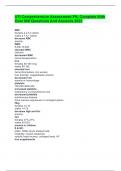 ATI Comprehensive Assessment PN&comma; Complete With Over 800 Questions And Answers 2022