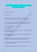 Test Bank for Selling Today Top Questions  and Correct Answers