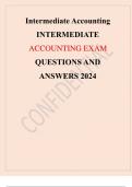 Intermediate Accounting INTERMEDIATE ACCOUNTING EXAM QUESTIONS AND ANSWERS