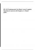 RN ATI Fundamentals Test Bank, Latest Complete Questions & answers;All Chapters, A+ Rated guide .