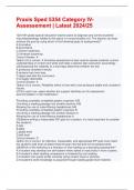 Praxis Sped 5354 Category IV-Assessement &vert; Latest 2024&sol;25