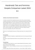  Tale and Feminine Gospels Comparison Latest 2024 A+