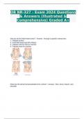 OB NR-327 - Exam 2024 Questions & Answers (illustrated & Comprehensive) Graded A+