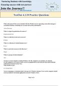 TestOut 4&period;2&period;10 Practice EXAM QUESTIONS &ANSWERS GRADED A&plus;