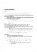Global Supply Chain Management; Lecture notes