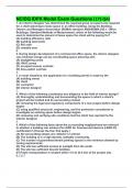 NCIDQ IDPX Model Exam Questions (175 QA)