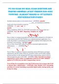 PCI ISA EXAM 200 REAL EXAM QUESTIONS AND  VERIFIED ANSWERS LATEST VERSION 2024-2025 TOPSCORE &vert;ALREADY GRADED A&plus; BY EXPERTS NEW GENERATION&excl;&excl;&excl;PASS&excl;&excl;&excl; 