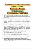 MU NURS 615&colon; Advanced Pharm - Exam 4 Review Latest 2024&sol;2025 Questions & Answers Verified Answers &lpar;100&percnt; CORRECT ANSWERS&rpar;
