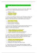 NUR1460C Module 6 Class Practice Quiz&lbrack;Graded A&plus;&rsqb;