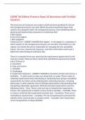 CAPM 7th Edition Practice Exam 22 Questions with Verified Answers&comma;100&percnt; CORRECT
