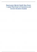 MENTAL HEALTH EXAMS WITH QUESTIONS AND ANSWERS 