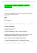 AP Biology: Exam Review: 204 Practice Questions And Answers|75 Pages