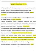 WGU C790 21 & Done Nursing Informatics Exam Questions and Answers &lpar;2024 &sol; 2025&rpar; &lpar;Verified Answers&rpar;