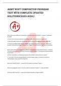 Army Body Composition Program  Test With Complete Updated  Solutions&lpar;2023-2024&rpar;
