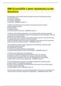 RMI Exam&lpar;2024 Latest Update&rpar;Accurate Solutions