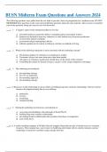BUSN Midterm Exam Questions and Answers 2024