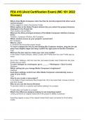FEA 416 &lpar;Avid Certification Exam&rpar; &lpar;MC 101 2022 Version&rpar;