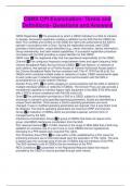 CBRS CPI Examination- Terms and  Definitions- Questions and Answers