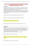 NR 681&vert; ACTUAL EXAM QUESTIONS AND DETAILED ANSWERS&vert; GRADED A&plus;&vert; 2024